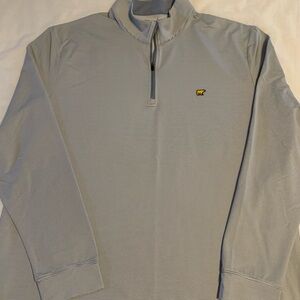 Men's Jack Nicklaus Gray Quarter-Zip Pullover